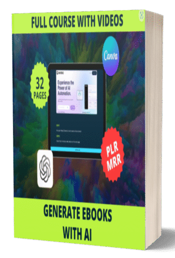 Master the Art of AI-Generated eBooks | Full Video Course to Create & Publish with Ease